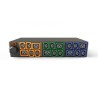 Vertiv Geist Rack PDU, Monitored (Unit Level), EC, 2U, input IEC 60309 230/400V 3x16A, locking outputs (12)C13 (6)C19