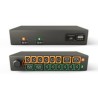 Vertiv Geist Rack PDU, Metered (upgradeable), 2U, input IEC 60309 230V 32A, locking outputs (12)C13 (4)C19 GI10023L