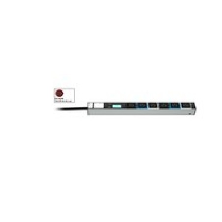 Vertiv Knürr DIS Rack PDU, D, local metered, 0U, input IEC 60309 230/400V 3x16A, outputs (6)C19