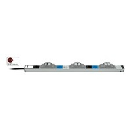 Vertiv Knürr DIS Rack PDU, TriplePower, 0U, input IEC 60309 230/400V 3x32A, outputs (6)Schuko