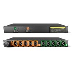Vertiv Geist Rack PDU, Basic (upgradeable), 1U, input IEC 60309 230V 32A, locking outputs (10)C13 GI10046L