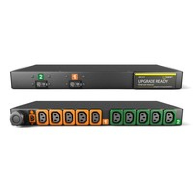Vertiv Geist Rack PDU, Basic (upgradeable), 1U, input IEC 60309 230V 32A, locking outputs (10)C13 GI10046L