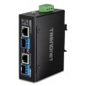 TRENDnet 2-Port Industrial SFP TO GB/PoE++ Media Converter