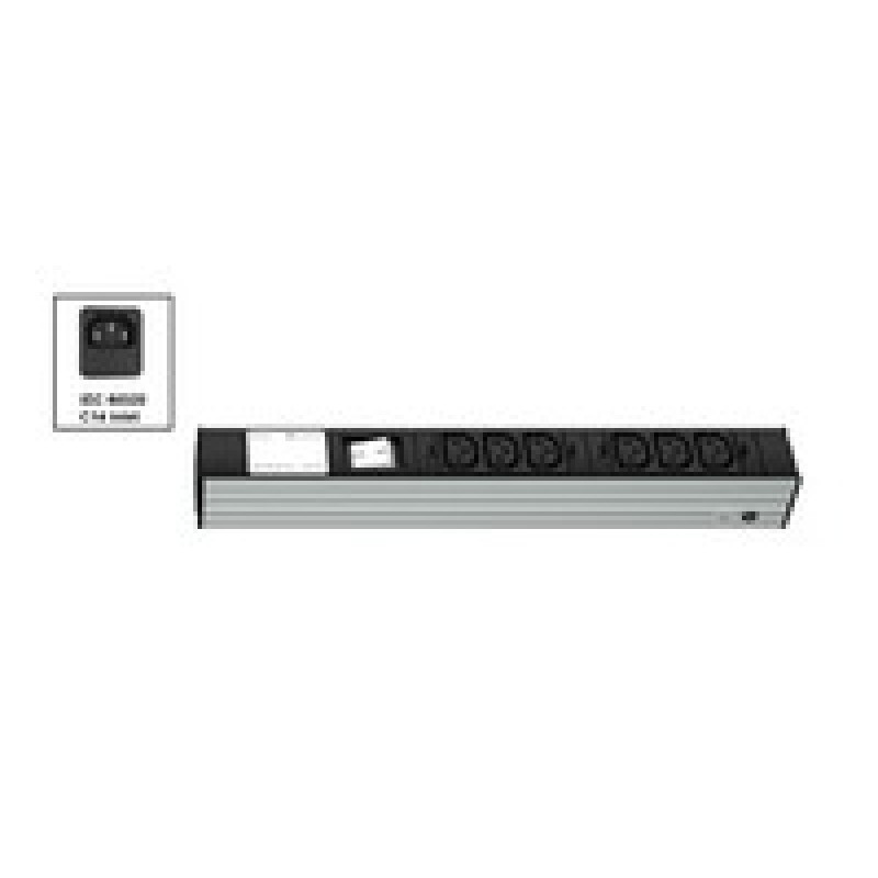 Vertiv Knürr DIS Rack PDU, IEC320, 0U, input IEC 60320 C14 230V 10A, outputs (6)C13 036247061
