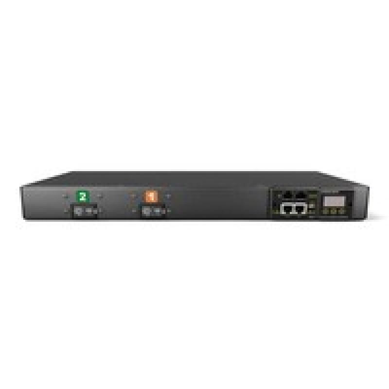 Vertiv Geist Rack PDU, Monitored (Unit Level), EC, 1U, input IEC 60309 230V 32A, locking outputs (4)C13 (4)C19