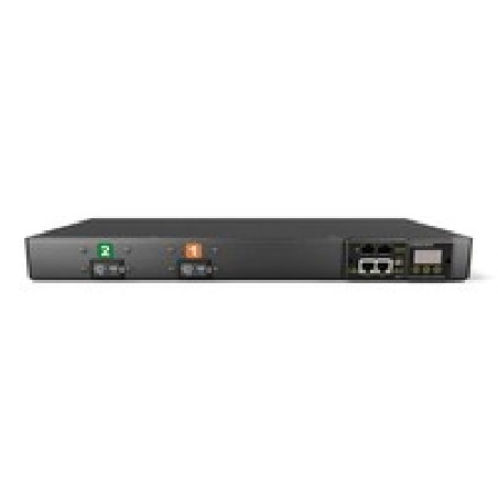 Vertiv Geist Rack PDU, Monitored (Unit Level), EC, 1U, input IEC 60309 230V 32A, locking outputs (4)C13 (4)C19