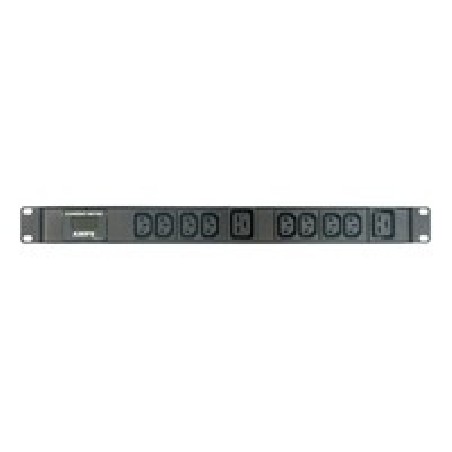 Vertiv Geist Rack PDU, Monitored (Unit Level), 1U, input IEC 60309 230V 16A, outputs (8)C13 (2)C19