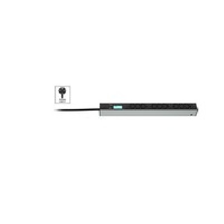Vertiv Knürr DIS Rack PDU, D, local metered, 0U/1U, input Schuko 230V 16A, outputs (9)C13