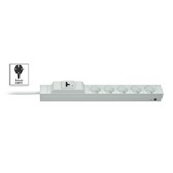 Vertiv Knürr DIS Rack PDU, Protector FI, 0U/1U, input Schuko 230V 16A, outputs (5)UTE