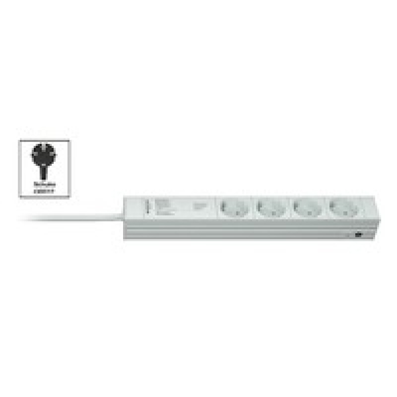 Vertiv Knürr DIS Rack PDU, Safety Basic, 0U, input Schuko 230V 16A, outputs (4)Schuko