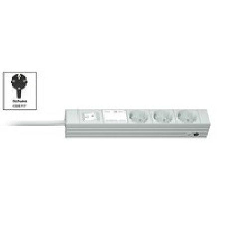Vertiv Knürr DIS Rack PDU, Compact, 0U, input Schuko 230V 16A, outputs (3)Schuko 033020036