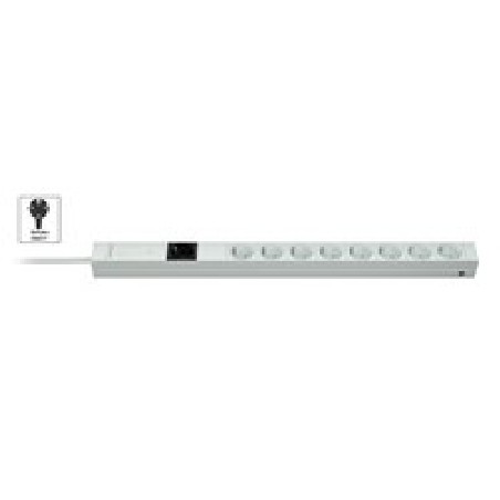 Vertiv Knürr DIS Rack PDU, Master-Slave, 0U, input Schuko 230V 16A, outputs (9)Schuko
