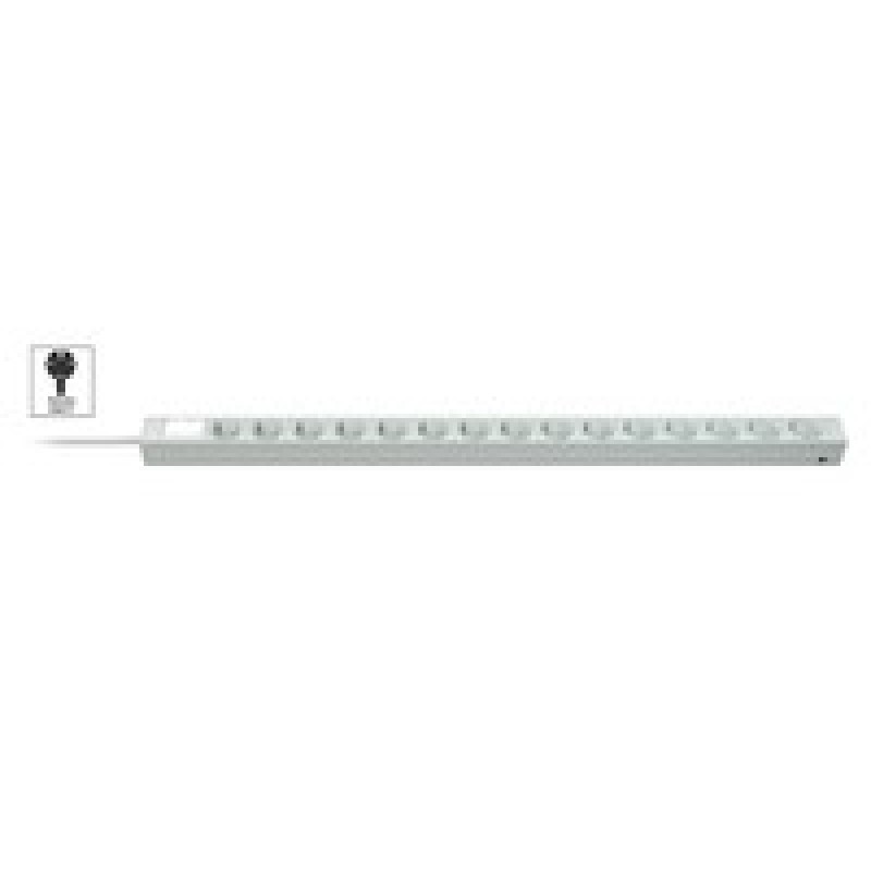 Vertiv Knürr DIS Rack PDU, Compact, 0U, input Schuko 230V 16A, outputs (15)Schuko 033000151