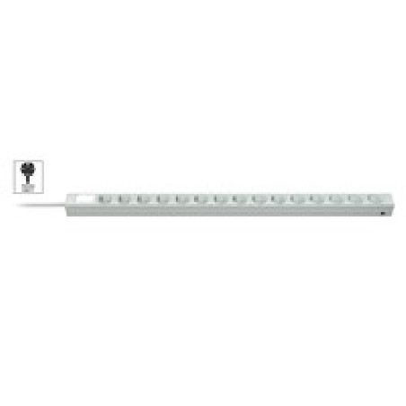 Vertiv Knürr DIS Rack PDU, Compact, 0U, input Schuko 230V 16A, outputs (15)Schuko 033000151