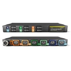 Vertiv Geist Rack PDU, Basic (upgradeable), 1U, input IEC 60309 230/400V 3x32A, locking outputs (6)C19