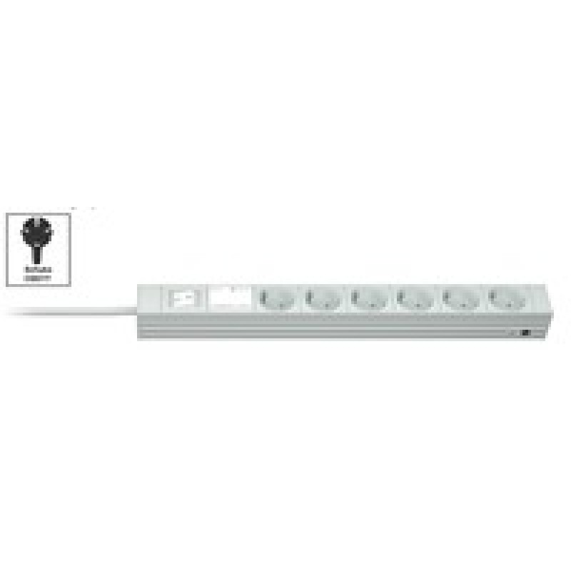 Vertiv Knürr DIS Rack PDU, Compact, 0U/1U, input Schuko 230V 16A, outputs (6)Schuko 033020064