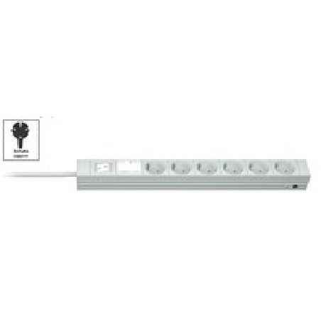 Vertiv Knürr DIS Rack PDU, Compact, 0U/1U, input Schuko 230V 16A, outputs (6)Schuko 033020064