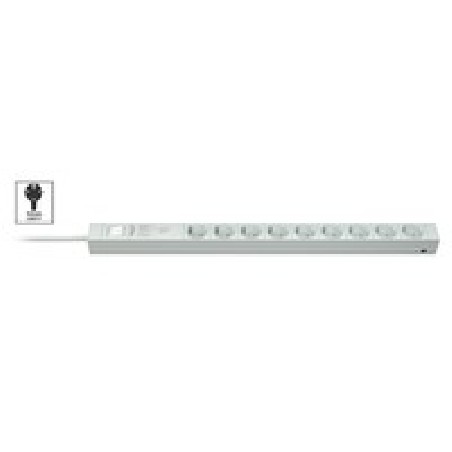 Vertiv Knürr DIS Rack PDU, Safety Standard, 0U, input Schuko 230V 16A, outputs (9)Schuko 033180091