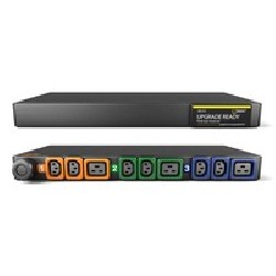 Vertiv Geist Rack PDU, Basic (upgradeable), 1U, input IEC 60309 230/400V 3x16A, locking outputs (6)C13 (3)C19