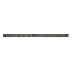 Vertiv Geist Rack PDU, Metered (upgradeable), 0U, input IEC 60309 230/400V 3x16A, locking outputs (36)C13 (6)C19 GI10067L
