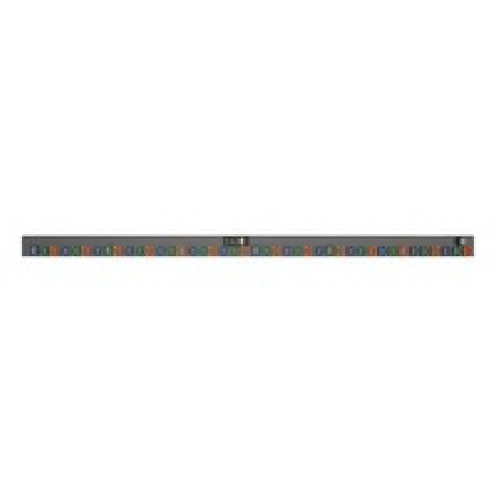 Vertiv Geist Rack PDU, Metered (upgradeable), 0U, input IEC 60309 230/400V 3x16A, locking outputs (36)C13 (6)C19 GI10067L