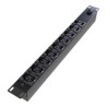 Vertiv Geist Rack PDU, Basic ,1U,10A,220V,C14*3m,C13*9,black