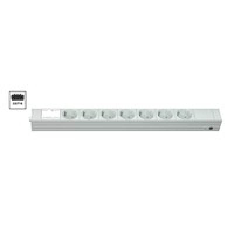 Vertiv Knürr DIS Rack PDU, Compact, 0U, input GST18 230V 16A, outputs (7)Schuko