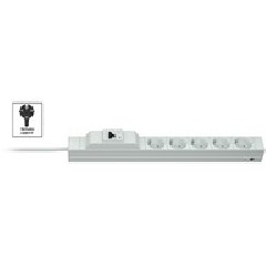 Vertiv Knürr DIS Rack PDU, Protector FI, 0U/1U, input Schuko 230V 16A, outputs (5)Schuko
