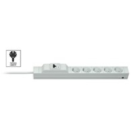 Vertiv Knürr DIS Rack PDU, Protector FI, 0U/1U, input Schuko 230V 16A, outputs (5)Schuko