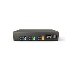 Vertiv Geist Rack PDU, Monitored (Unit Level), EC, 2U, input IEC 60309 230/400V 3x32A, locking outputs (12)C19