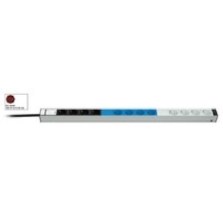 Vertiv Knürr DIS Rack PDU, Compact, 0U, input Schuko 230V 16A, outputs (3)Schuko 033020031