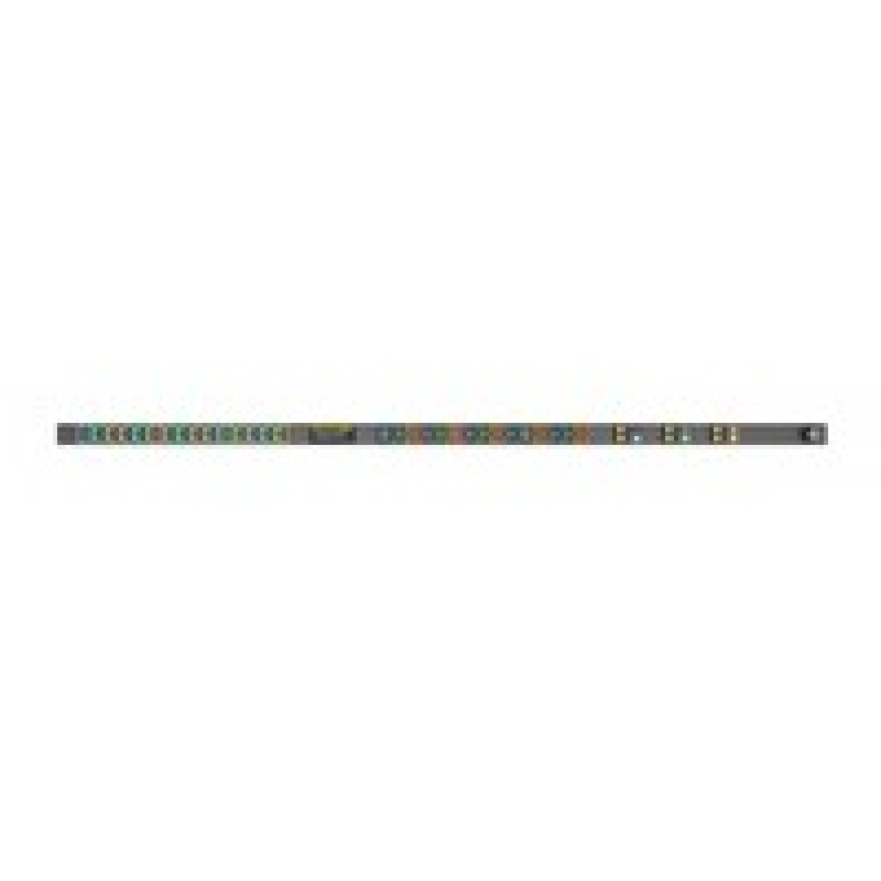 Vertiv Geist Rack PDU, Basic (upgradeable), 0U, input IEC 60309 230/400V 3x32A, locking outputs (24)C13 (6)C19 GI10056L