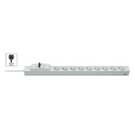 Vertiv Knürr DIS Rack PDU, Protector FI/LS, 0U, input Schuko 230V 16A, outputs (9)Schuko