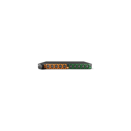 Vertiv Geist Rack PDU, Monitored (Unit Level), EC, 1U, input IEC 60309 230V 32A, locking outputs (10)C13