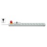 Vertiv Knürr DIS Rack PDU, Protector Emergency Stop Switch FI/LS, 0U, input Schuko 230V 16A, outputs (8)Schuko