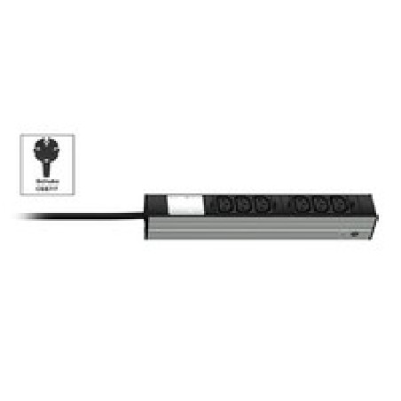 Vertiv Knürr DIS Rack PDU, IEC320, 0U, input Schuko 230V 16A, outputs (6)C13