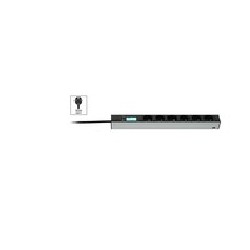 Vertiv Knürr DIS Rack PDU, D, local metered, 0U/1U, input Schuko 230V 16A, outputs (6)UTE