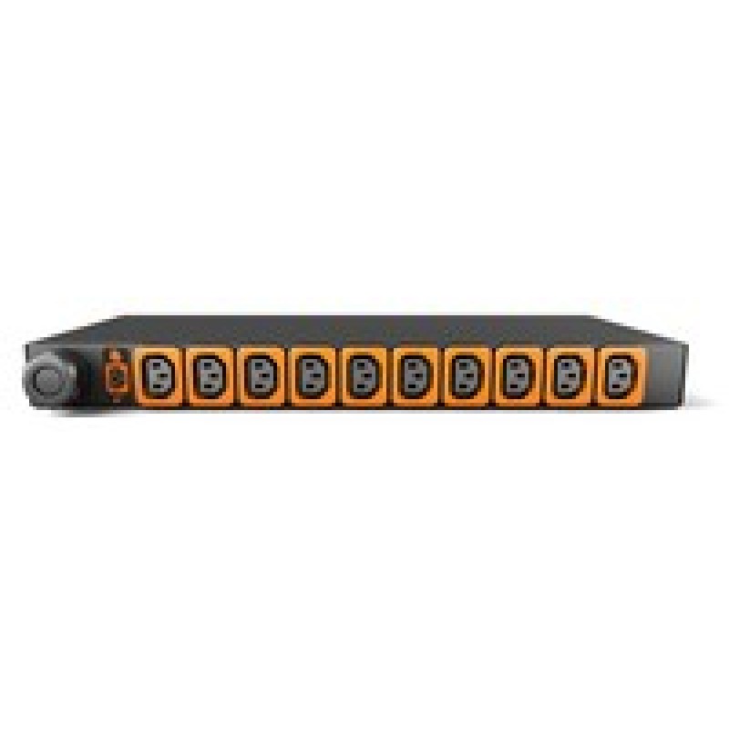 Vertiv Geist Rack PDU, Monitored (Unit Level), EC, 1U, input IEC 60309 230V 16A, locking outputs (10)C13