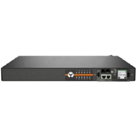 Vertiv Geist PDU, Monitored (Unit Level), EC, 1U, input IEC 60320 C20 power inlet 100-240V 16A or 20A, Combi Outlets (12)C13/C19