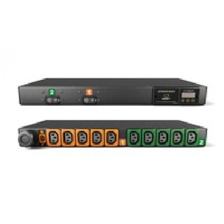 Vertiv Geist Rack PDU, Metered (upgradeable), 1U, input IEC 60309 230V 32A, locking outputs (10)C13 GI10052L