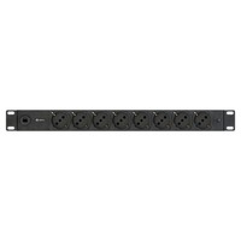 Vertiv Geist Rack PDU, Basic ,1U,10A,220V,C14*3m,Schuko*8,black