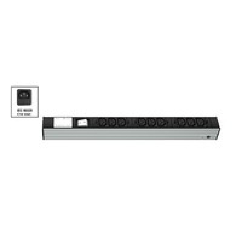 Vertiv Knürr DIS Rack PDU, IEC320, 0U, input IEC 60320 C14 230V 10A, outputs (9)C13 036247091