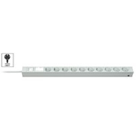 Vertiv Knürr DIS Rack PDU, Compact, 0U, input Schuko 230V 16A, outputs (10)Schuko 033020106