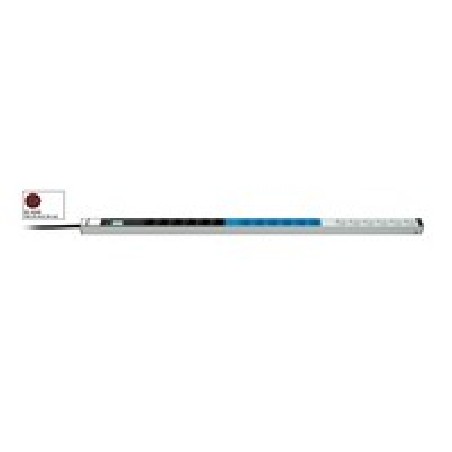 Vertiv Knürr DIS Rack PDU, D, local metered, 0U, input IEC 60309 230/400V 3x16A, outputs (18)Schuko