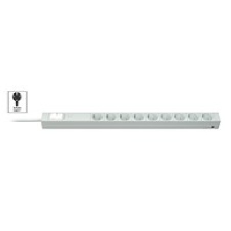 Vertiv Knürr DIS Rack PDU, Power Cleaner, 0U, input Schuko 230V 16A, outputs (9)Schuko 033120091