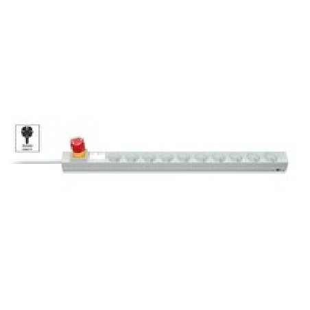 Vertiv Knürr DIS Rack PDU, Protector Emergency Stop Switch, 0U, input Schuko 230V 16A, outputs (10)UTE