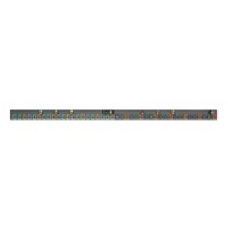 Vertiv Geist Rack PDU, Metered (upgradeable), 0U, input IEC 60309 230/400V 3x32A, locking outputs (36)C13 (6)C19