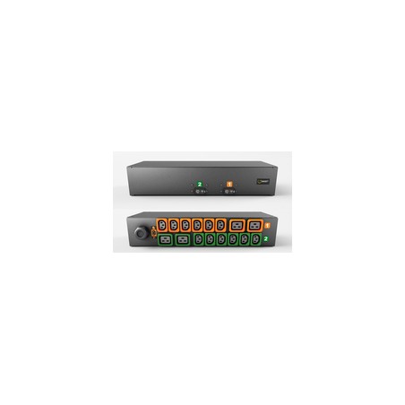 Vertiv Geist Rack PDU, Basic, 2U, input IEC 60309 230V 32A, locking outputs (12)C13 (4)C19
