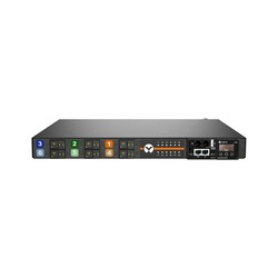 Vertiv Geist Rack PDU, Monitored (Outlet Level), EC, 1U, input IEC 60309 230/400V 3x32A, combi outputs (12)C13 or C19