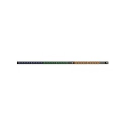 Vertiv Geist Rack PDU, Metered (upgradeable), 0U, input IEC 60309 230/400V 3x16A, locking outputs (36)C13 (6)C19 GI10028L